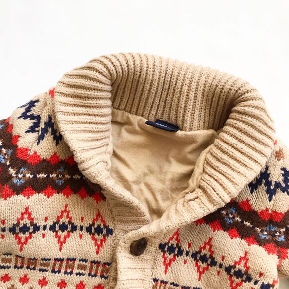 Babygap cowl neck lined cardigan EUC 6-12 months - Picture 2 of 5